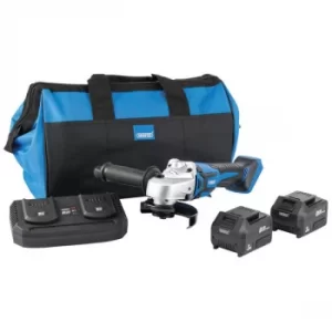 Image of Draper 99734 D20 20V 115mm Brushless Grinder Kit (2x 3Ah, Twin Cha...