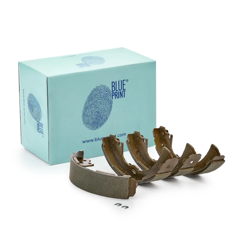 Image of Blue PRINT ADN14144 Brake Shoes Rear Axle, Ø: 260mm Brake Shoe Set (70)