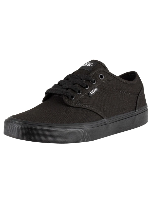 Image of Vans Atwood Canvas Trainers Mens - Black 8