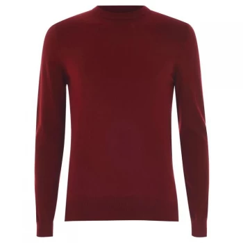 Image of Howick Cotton Cashmere Crew Jumper - Burgundy