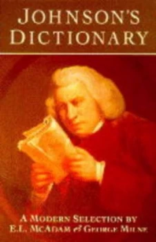 Image of Johnsons Dictionary by Samuel Johnson and E.L Mcadam Book
