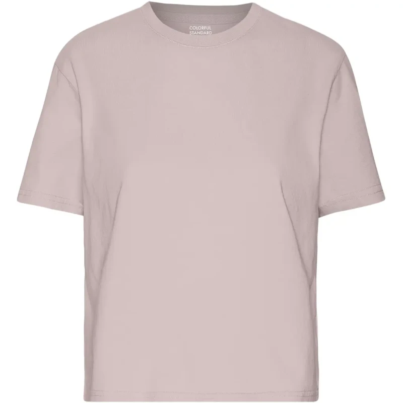 Image of Colorful Standard Womens T-Shirt Colorful Standard Organic Boxy faded pink Rose Female M