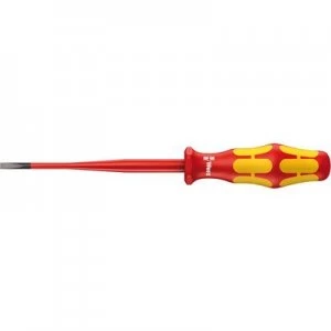 Image of Wera 160 iS VDE Slotted screwdriver Blade width 4mm Blade length 100 mm DIN EN 60900