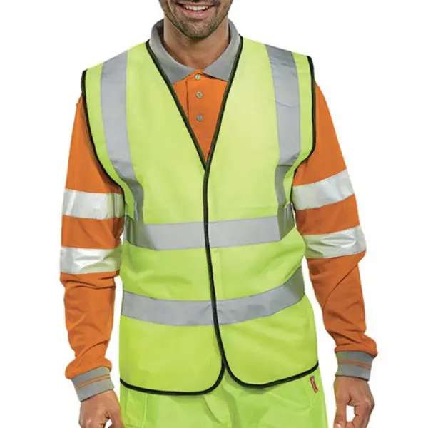 Image of Beeswift Beeswift High Visibility Waistcoat Full App G WCENGL