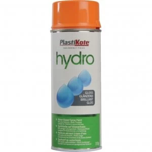 Image of Plasti-Kote Hydro Spray Paint Gloss Orange 350ml