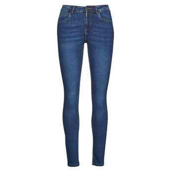 Image of Noisy May NMJEN womens Skinny Jeans in Blue - Sizes US 26 / 32,US 27 / 32,US 28 / 32,US 29 / 32,US 27 / 34,US 28 / 34,US 29 / 34,US 25 / 32,US 30 / 34
