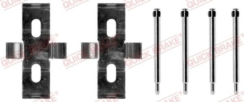 Image of QUICK BRAKE Brake pad fitting kit QUICK BRAKE 109-1007