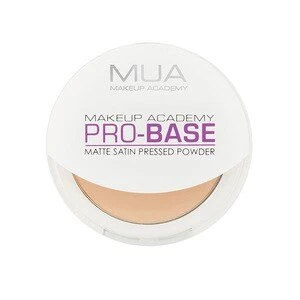 MUA Pro Base Matte Satin Pressed Powder - Warm Ivory Nude