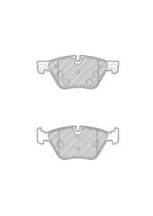 Image of Ferodo FDB4380 Brake Pad Set Front Axle Premier Car