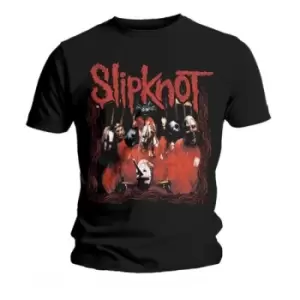 Image of Slipknot - Band Frame Unisex Large T-Shirt - Black