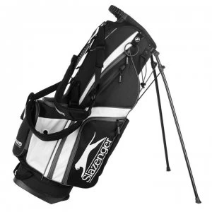 image of Slazenger Lite Stand Bag - Black/White