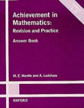 Image of Achievement in Mathematics by Michael Wardle and a Ledsham Book