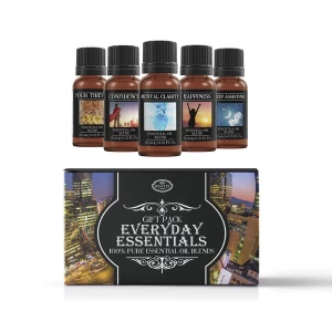 Image of Mystic Moments Everyday Essentials Essential Oils Blend Gift Pack