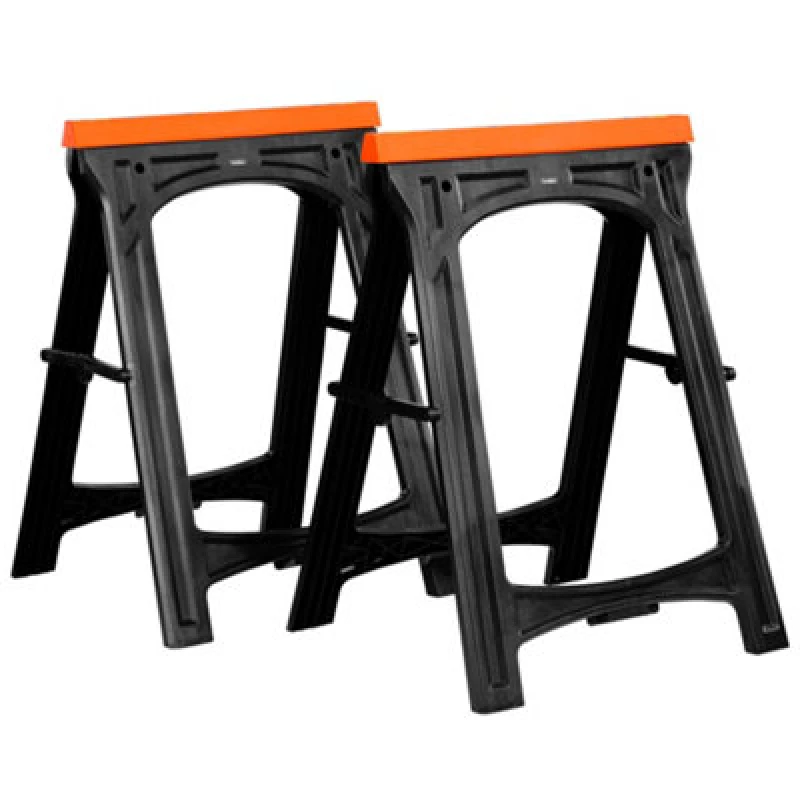 Image of Vonhaus Folding Saw Horse Twin Pack With Huge 150Kg Max Load
