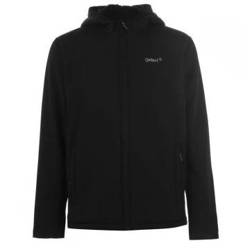 Image of Gelert Softshell Hooded Jacket Mens - Black