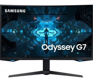 Image of Samsung Odyssey G7 27" C27G75T Quad HD Curved QLED Gaming Monitor
