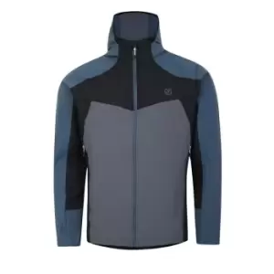 image of Dare 2b Latitudinal Softshell Jacket - Ori/Bk/DkStr