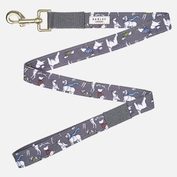 image of Radley Printed Dog Lead - Thunder