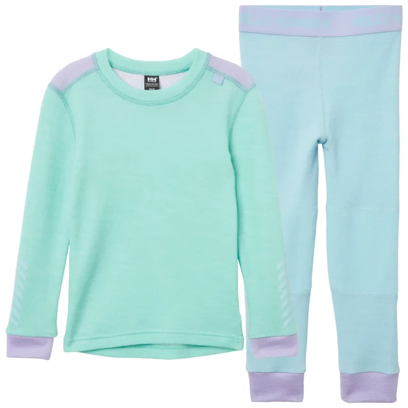Image of Helly Hansen Merino wool baby underwear set Helly Hansen Lifa Bleu Unisex 1 an