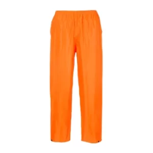 Image of Classic Mens Water Splash Rain Trousers Orange 2XL