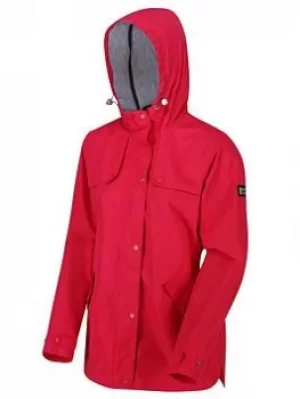 image of Regatta Bertille Waterproof Jacket, Pink, Size 12, Women