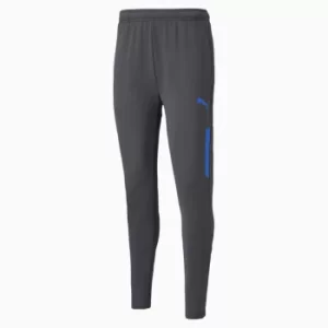 image of PUMA Individualcup Mens Football Training Pants, Asphalt Grey, size Large, Clothing