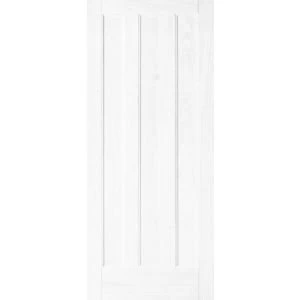 Image of Vertical 3 panel Primed Smooth Internal Door H1981mm W762mm