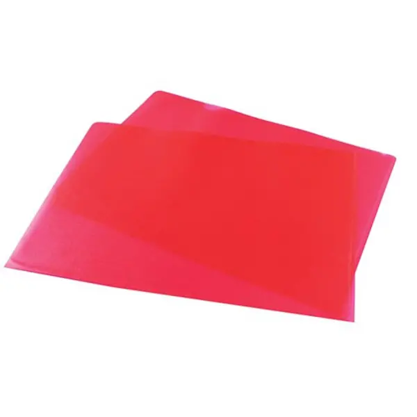 Image of Unbranded Red Cut Flush Folders (Pack of 100) WX01485 WX01485