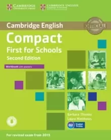 Image of Compact First for Schools Workbook with Answers with Audio