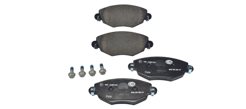 Image of HELLA Brake pad set HELLA 8DB 355 009-071