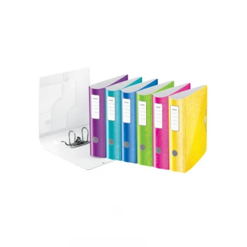 image of 180 Active WOW Lever Arch File A4. 75MM. Assorted - Outer Carton of 5