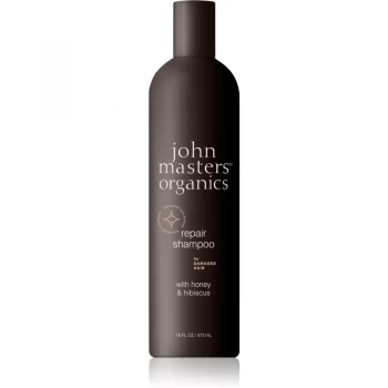 Image of John Masters Organics Honey & Hibiscus Restoring Shampoo For Damaged Hair 473ml