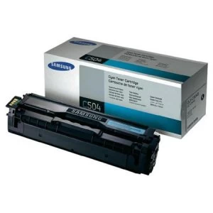 Image of Samsung CLT-C504S Cyan Laser Toner Ink Cartridge