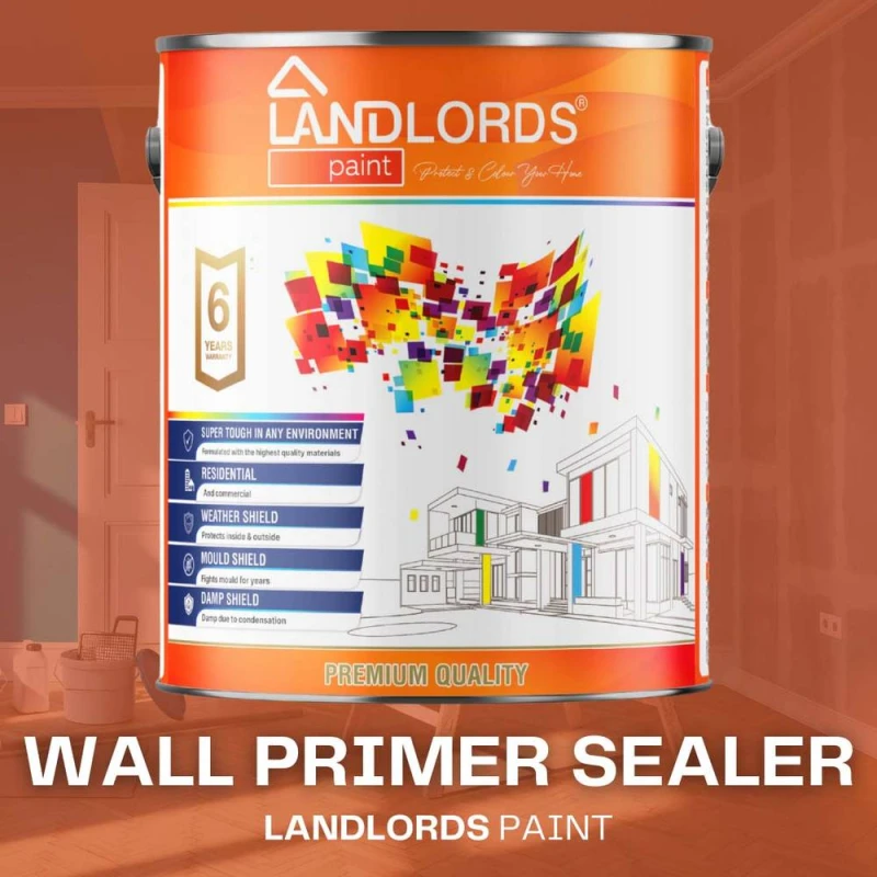 Image of LANDLORDS PAINT Wall Primer Sealer - 5L in Clear Clear Unisex 5L