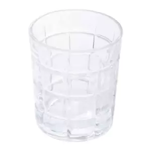 Image of Interiors By Ph Set Of Four Check Glass Tumblers