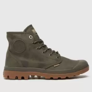 Image of Palladium Dark Grey Pampa Hi Wax Trainers