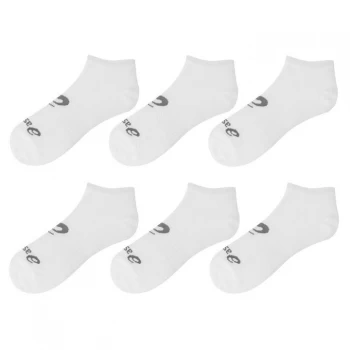 Image of Asics Invisible 6 Pack Socks Junior - White