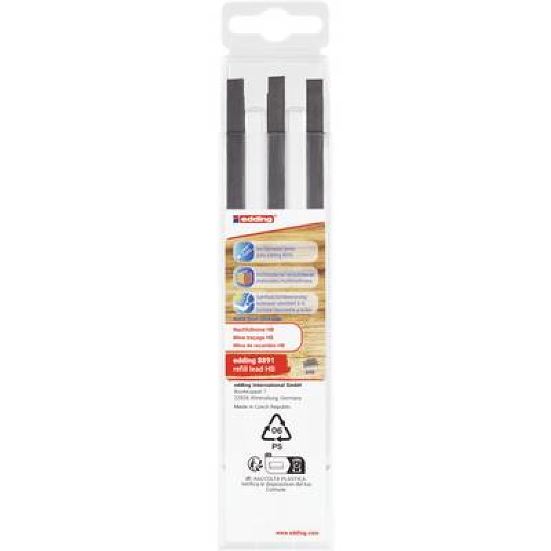 Image of Edding Edding HB Graphit 6er-Pack 4-8891-6090 Replacement tip Black 1 Set 4-8891-6090