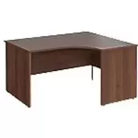 image of Dams International Left Hand Ergonomic Desk MP14ERW 1,400 x 1,200 x 725 mm