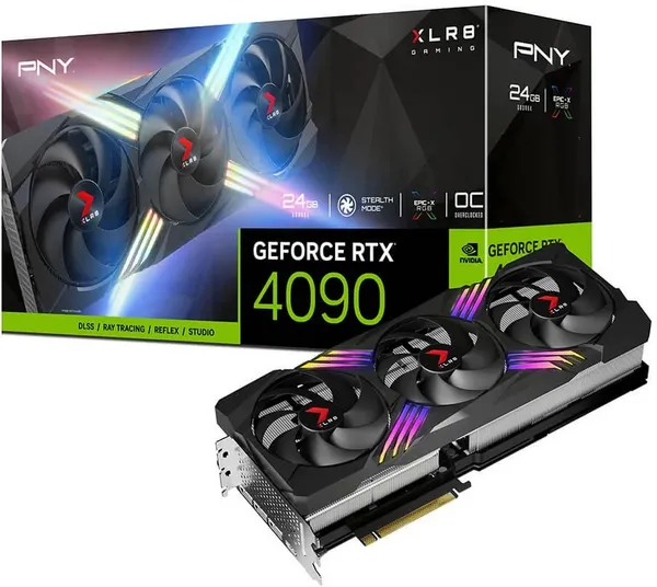 image of PNY GeForce RTX 4090 XLR8 Gaming OC 24GB Graphics Card