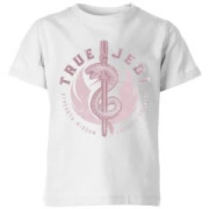 Image of Star Wars The Rise Of Skywalker True Jedi Kids T-Shirt - White - 9-10 Years