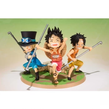 Image of Luffy Ace Sabo (One Piece Zero) Bandai Figure