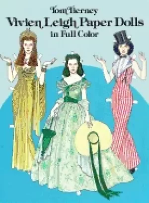 Image of vivien leigh paper dolls in full color