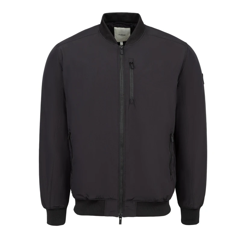 Image of Firetrap Mens Padded Long Sleeve Bomber Jacket Black male XS