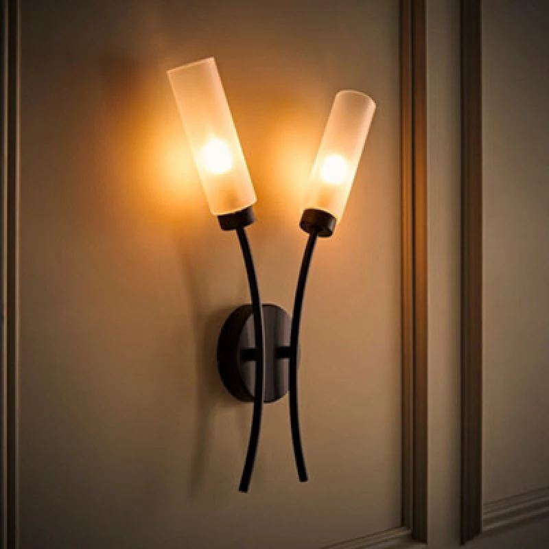 Image of VALUELIGHTS Maya Matte Black Wall Light and G9 Capsule LED 3W Warm White 3000K Bulb B5475