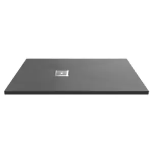 Image of Hudson Reed Rectangular Shower Tray 1200 x 800mm - Grey