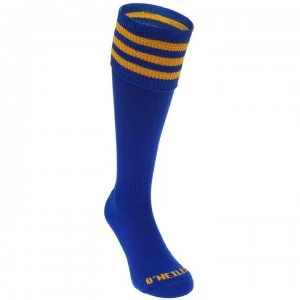 Image of ONeills Football Bar Socks Mens - Royal/Amber