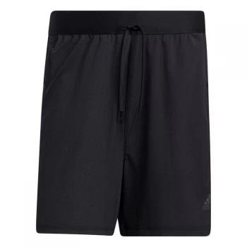 image of adidas Warp Knit Yoga Shorts Mens - Black