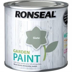Image of Ronseal General Purpose Garden Paint Slate 250ml