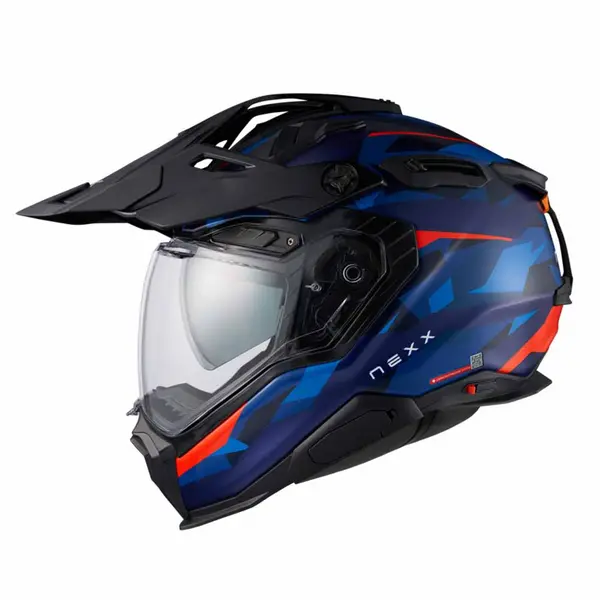 Image of Nexx X.WED3 Trailmania Blue Red Matt Adventure Helmet Size L